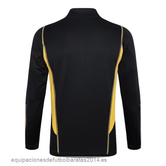 Nuevo Sudadera Entrenamiento Argentina 2023 Negro Amarillo Baratas
